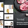 Thyme - Restaurant & Cafe - Elementor Template Kit
