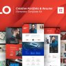 FLO - Creative Portfolio & Resume - Elementor Template Kit
