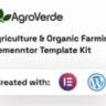 Agroverde - Agriculture & Organic Farming Elemenntor Template Kit