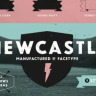 Newcastle Font Family - 9 Font 36$