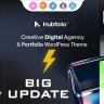 Hubfolio - Creative Portfolio & Digital Agency WordPress Elementor Theme
