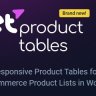 JetProductTables - Build Dynamic Product Tables in WooCommerce