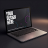 Macbook Laptop Notebook Mockup Editable PSD