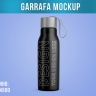 Editable PSD Water Bottle Mockup