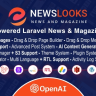 NewsLooks - OpenAI Powered Laravel News & Magazines Script