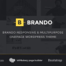 Brando - Responsive and Multipurpose OnePage WordPress Theme