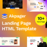 Akpager - Multipurpose Landing Page HTML Template