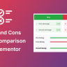 Pros & Cons Widget for Elementor