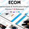 ECOM - Transactional and Notification Email Templates Mega Bundle