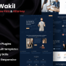 Wakil - Attorney Law Firm & Legal Services - Elementor Template Kit
