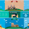 Travel Agency Promo + 12 Animated World Attractions VideoHive 18157813