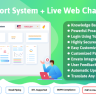 Support System - Live Web Chat & Client Desk & Ticket Help Desk