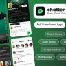 Chatter - TikTok Social Media Short Video, Reels, Chats, Posts, Stories, Audio Room: Flutter/Laravel