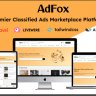AdFox - PWA Classified Ads with App-Like Mobile & Web Interface | Multi-Purpose Marketplace Solution