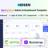 Osen - Spring Boot Admin & Dashboard Template