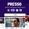 PRESSO - Modern Magazine / Newspaper / Viral Theme