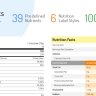 Nutrition Facts Label Creator (WP Bakery Page Builder Addon)