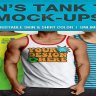 Tank Top Mockup | Men's, Graphics