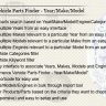 WooCommerce Vehicle Parts Finder - Year/Make/Model/Engine/Category/Keyword