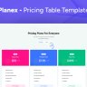 Planex - Pricing Tailwindcss Template