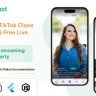 ReelBoost – TikTok Clone App | Short Video & Live Streaming App With Admin Panel