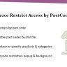 WooCommerce Plugin - Restrict Store / Catalog Access by Post Code By Addify