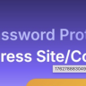 Password Protected Pro (Premium)