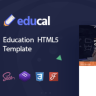 Educal - Online Courses and Education HTML5 Template + RTL