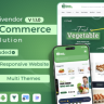 ReadyGrocery - Multivendor Grocery & eCommerce Mobile App with Website & Laravel Admin Panel