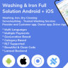 Clothes Washing and Laundry Multi-Vendor Full App Solution Android + ios (Laundry Wala) Ionic 7