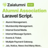 Zaialumni - Alumni Association Laravel Script