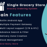 Single Grocery, Food, Pharmacy Store Android User & Delivery Boy Apps With Backend Admin Panel