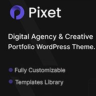 Pixet - Creative Portfolio & Digital Agency WordPress Theme