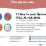 2220 Flat Icons - SEO & SMO, Business & Education, Web & Apps, Recreation & Entertainment